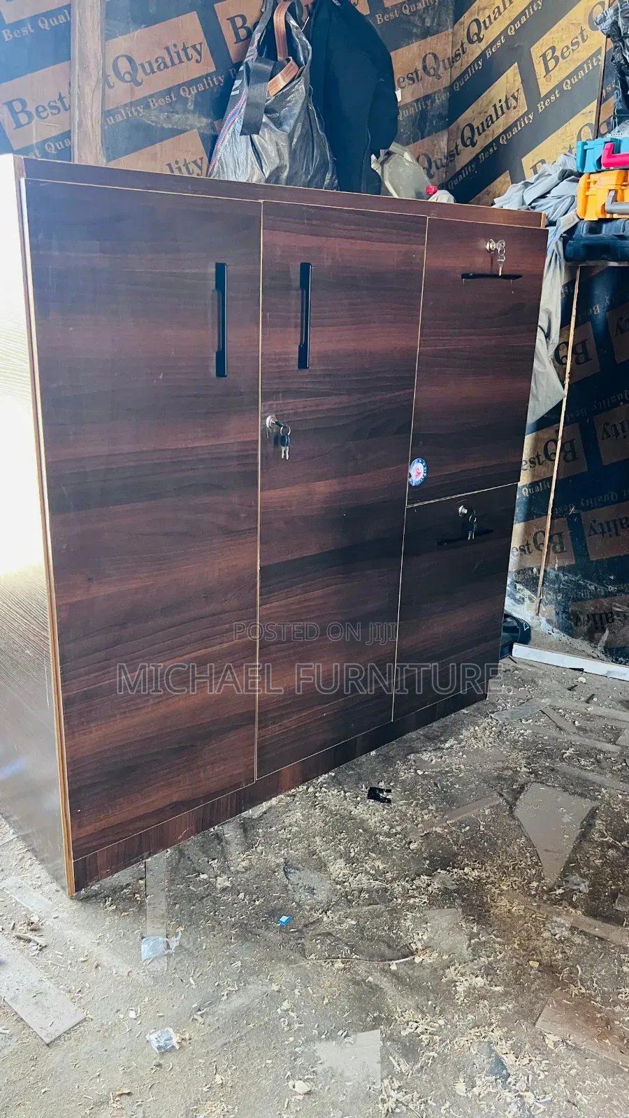Compact and Sturdy 4 by 4 Kitchen Cabinet