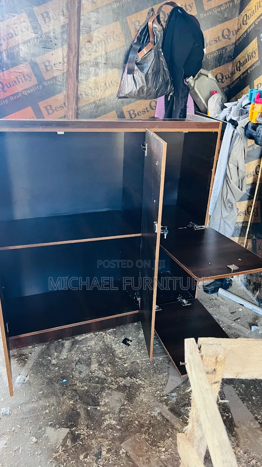 Compact and Sturdy 4 by 4 Kitchen Cabinet
