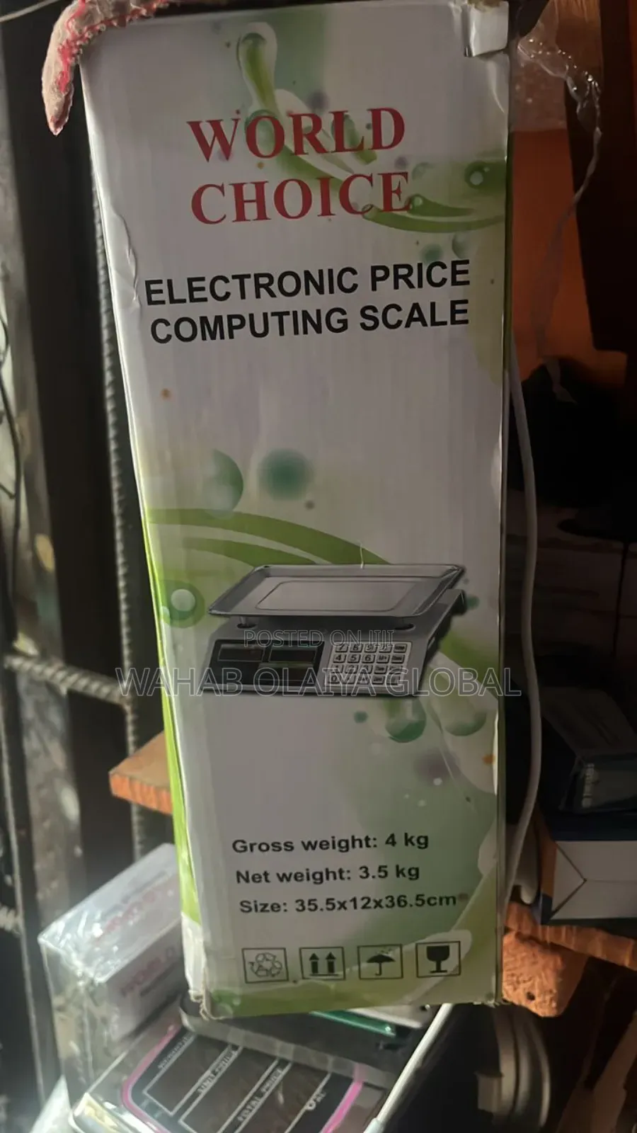 Electronic Price Computing Scale – 40kg Digital Weighing Machine