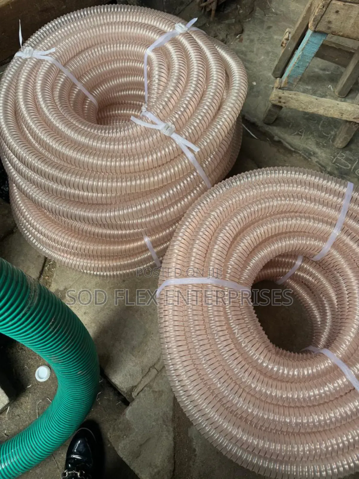 1" By 30 Meters Copper Wire Transparent Vacuum Hose