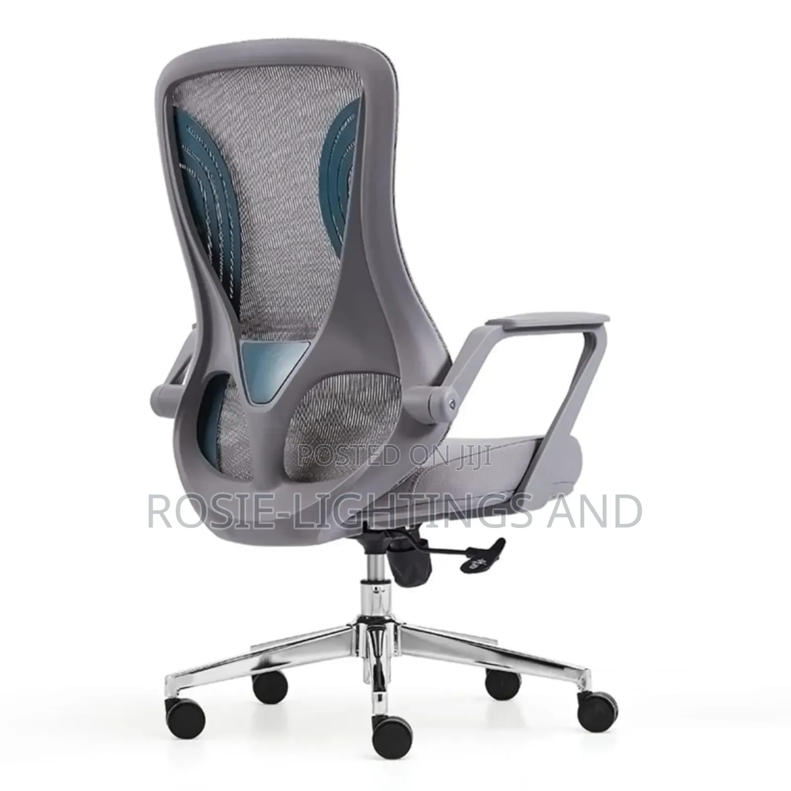 Mid Back Ergonomic Swivel Office Chair ( All Gray)