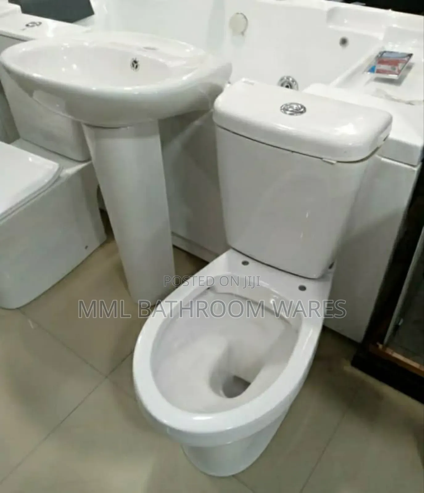 Wc Complete Set With Pedestal Basin