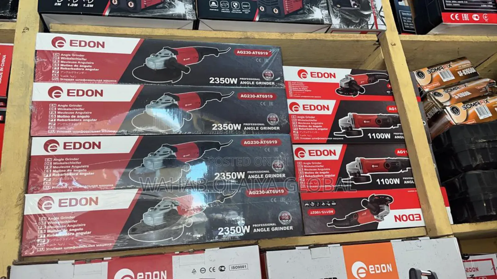Edon 2350w Angle Grinder Machine – Heavy-Duty Cutting Grinding Tool