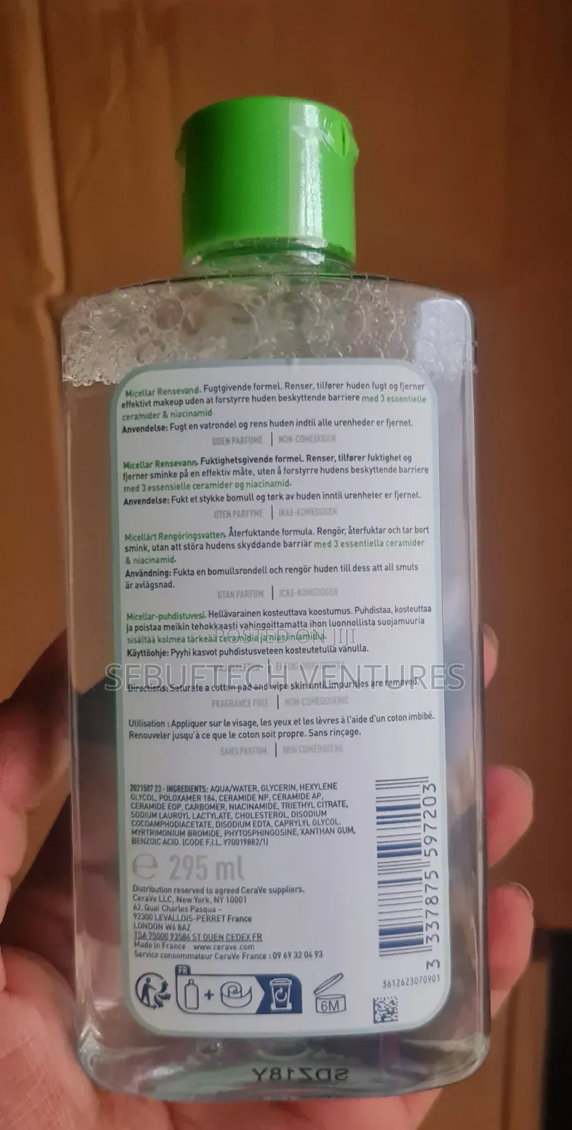 Cerave Micellar Cleansing Water - 295ml