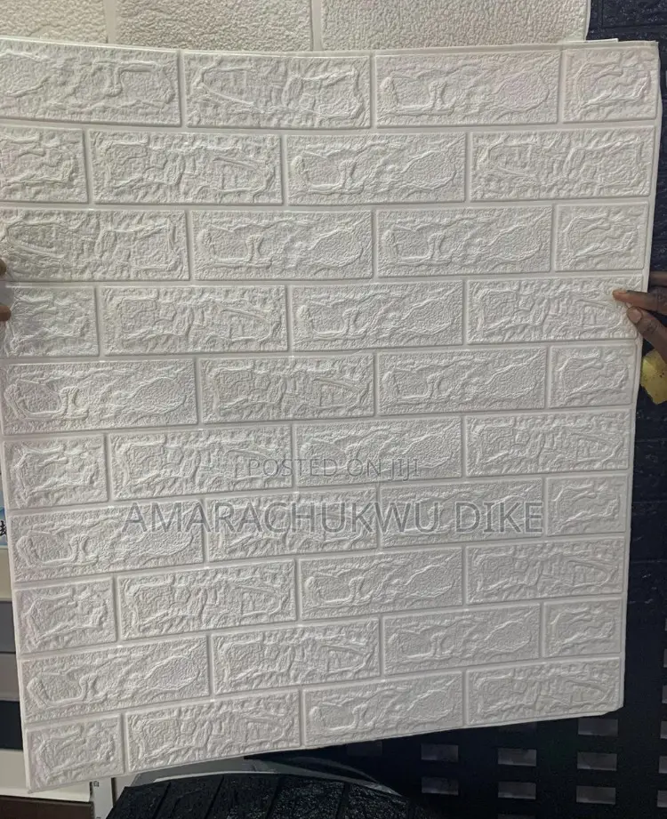 3d Self Adhesive Thickened Foam Wallpaper Wall Sticker-white