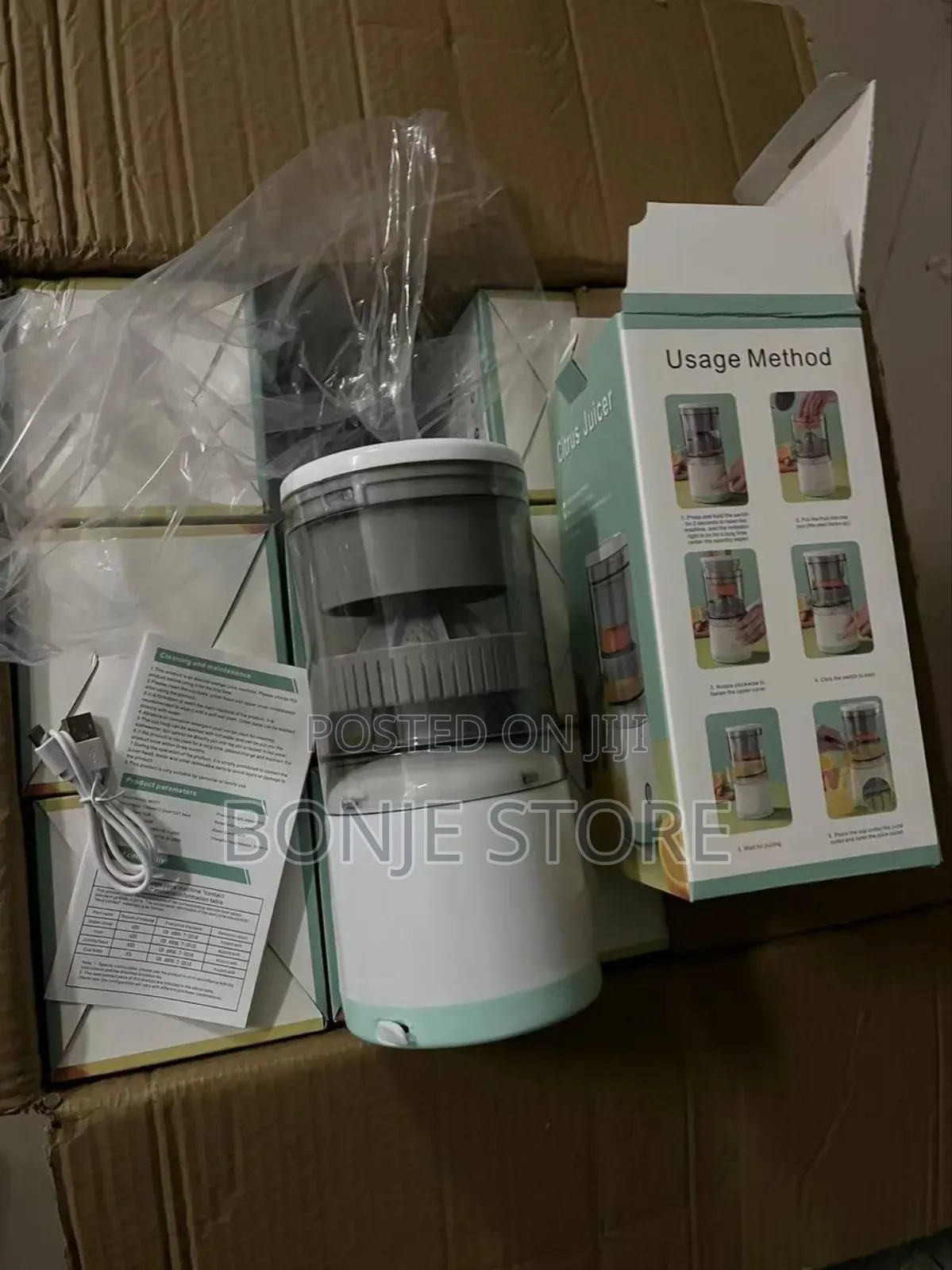 Electric Mini Juicer 45w Portable Wireless Citrus Juicer