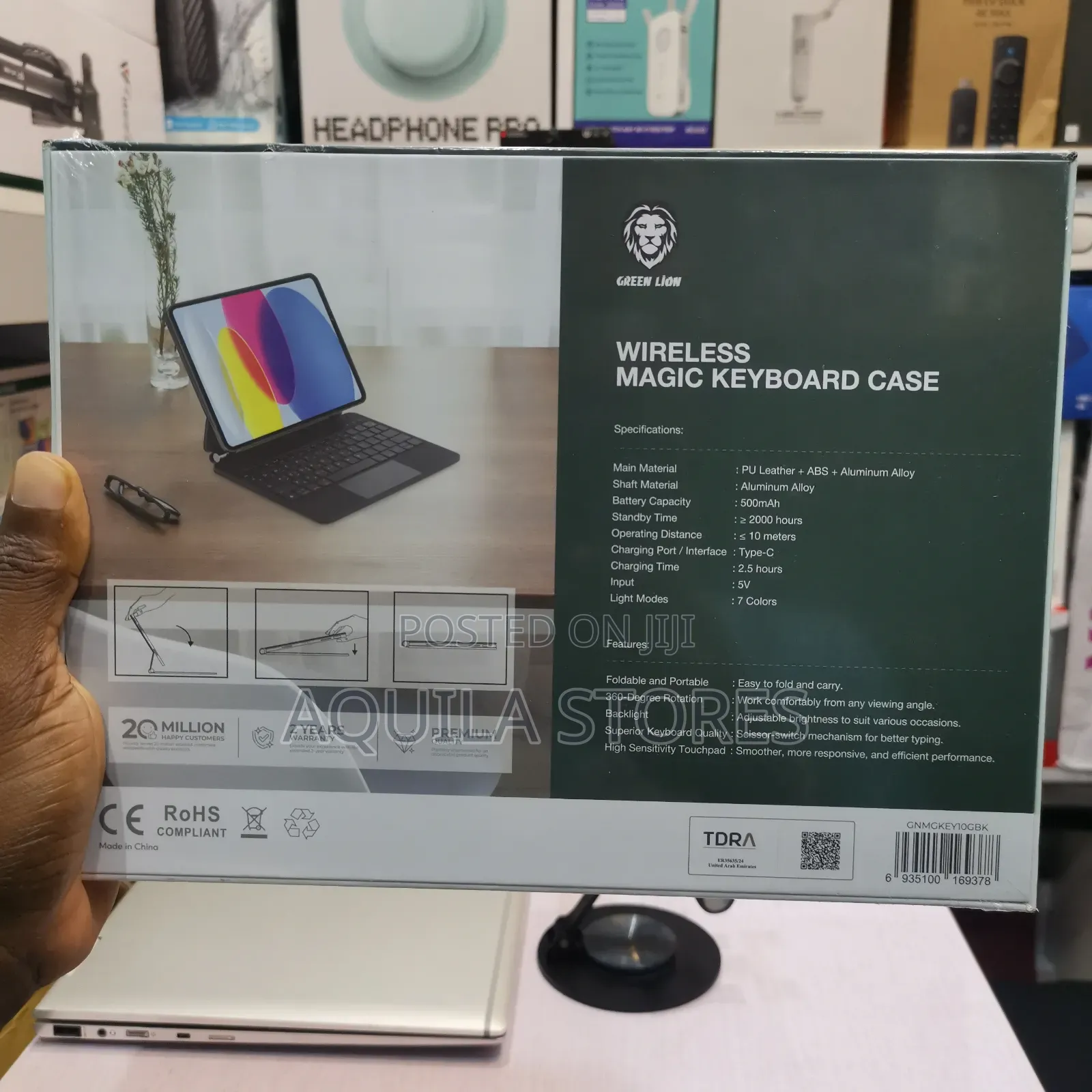 Green Lion Wireless Magic Keyboard for iPad 10th Gen and 11" A16
