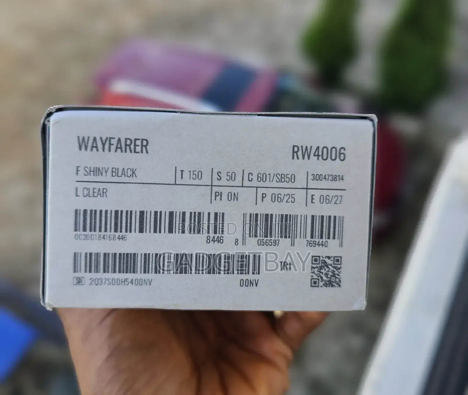 Rayban Meta Wayfarer Gen 1 Clear