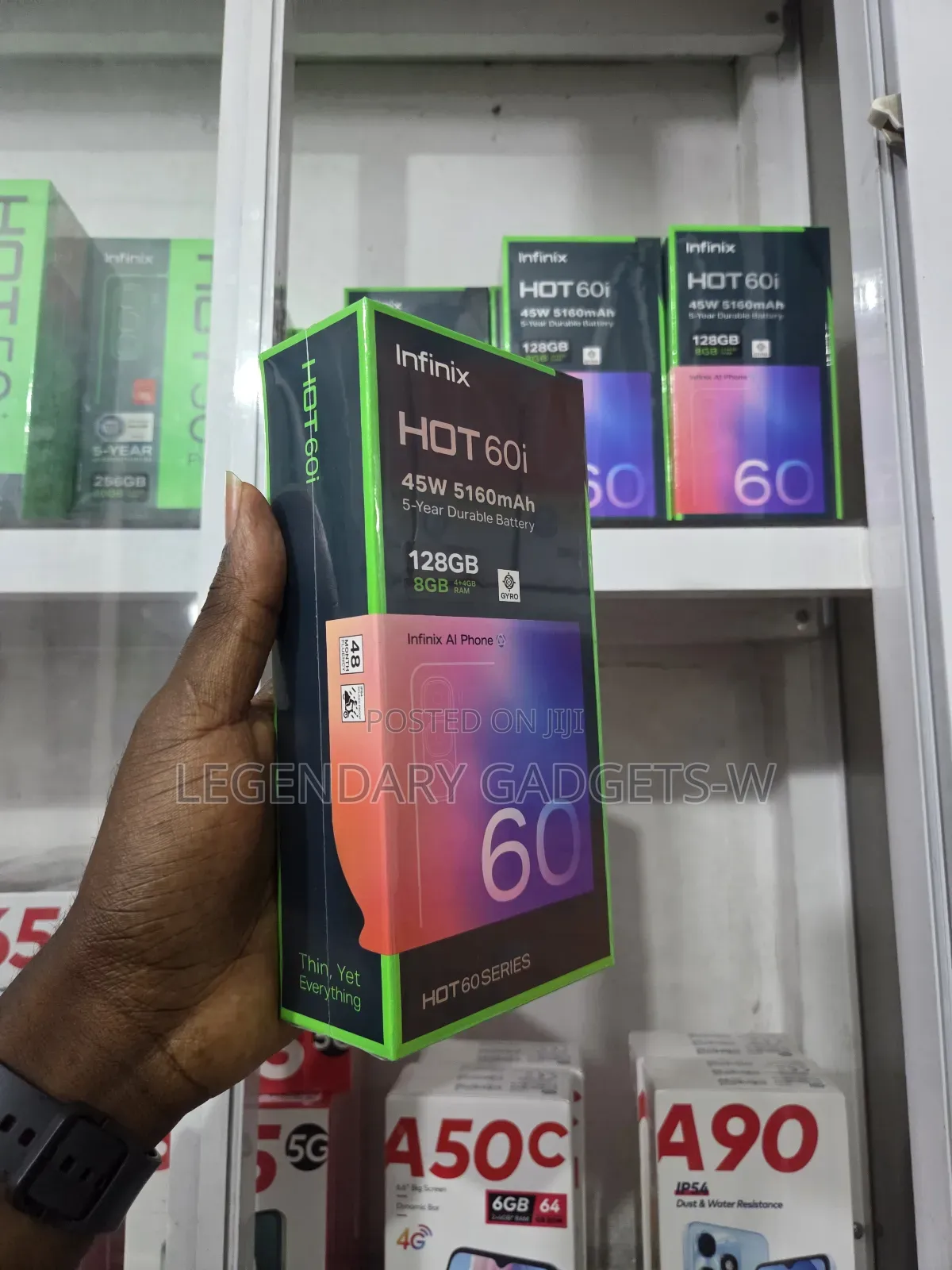 New Infinix Hot 60i 128 GB Gray