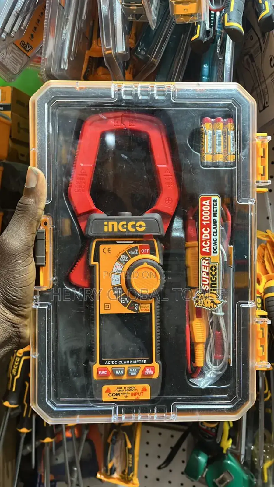 1000amps Ac/Dc Ingco Clamp Meter