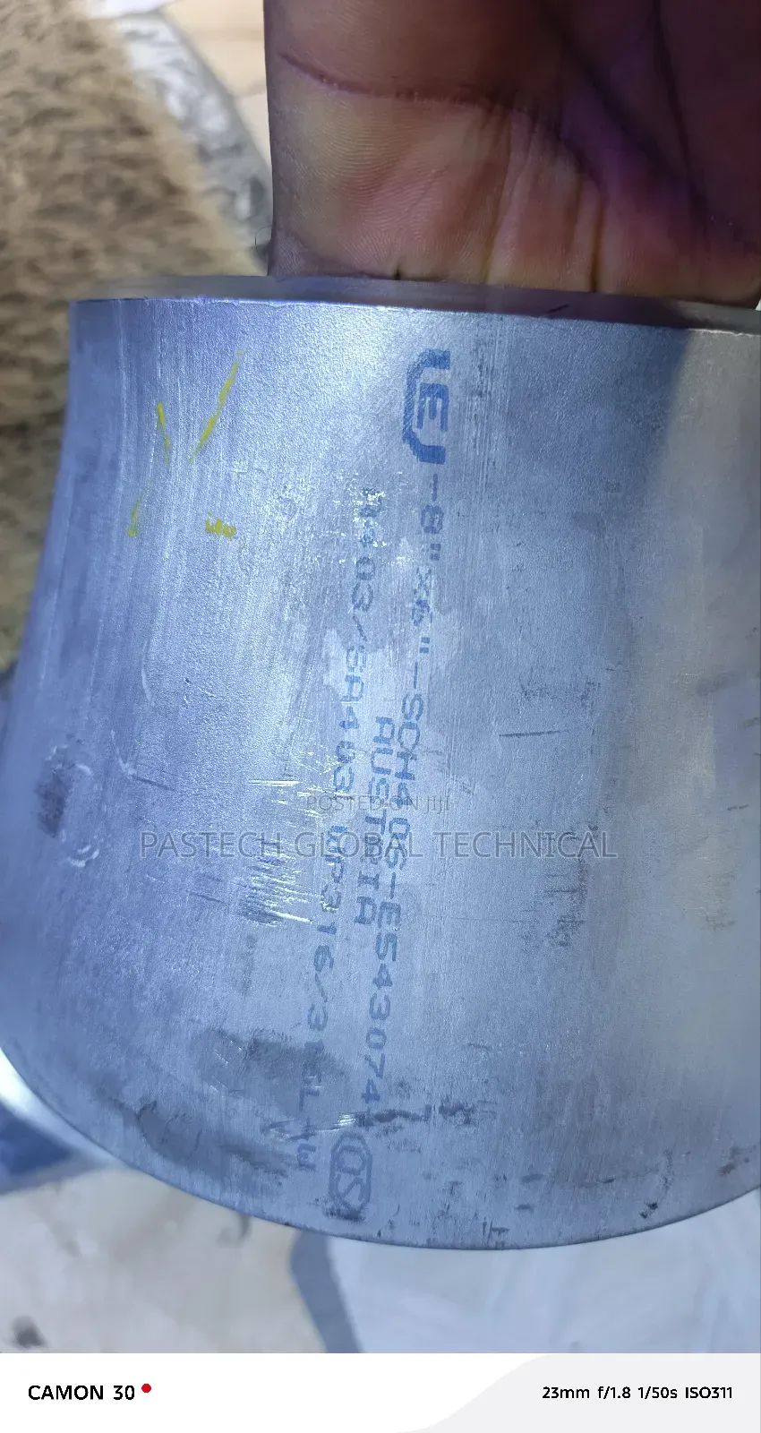 8" X 6" Concentric Reducer Sch40 Welded - 316/316l Stainless Steel