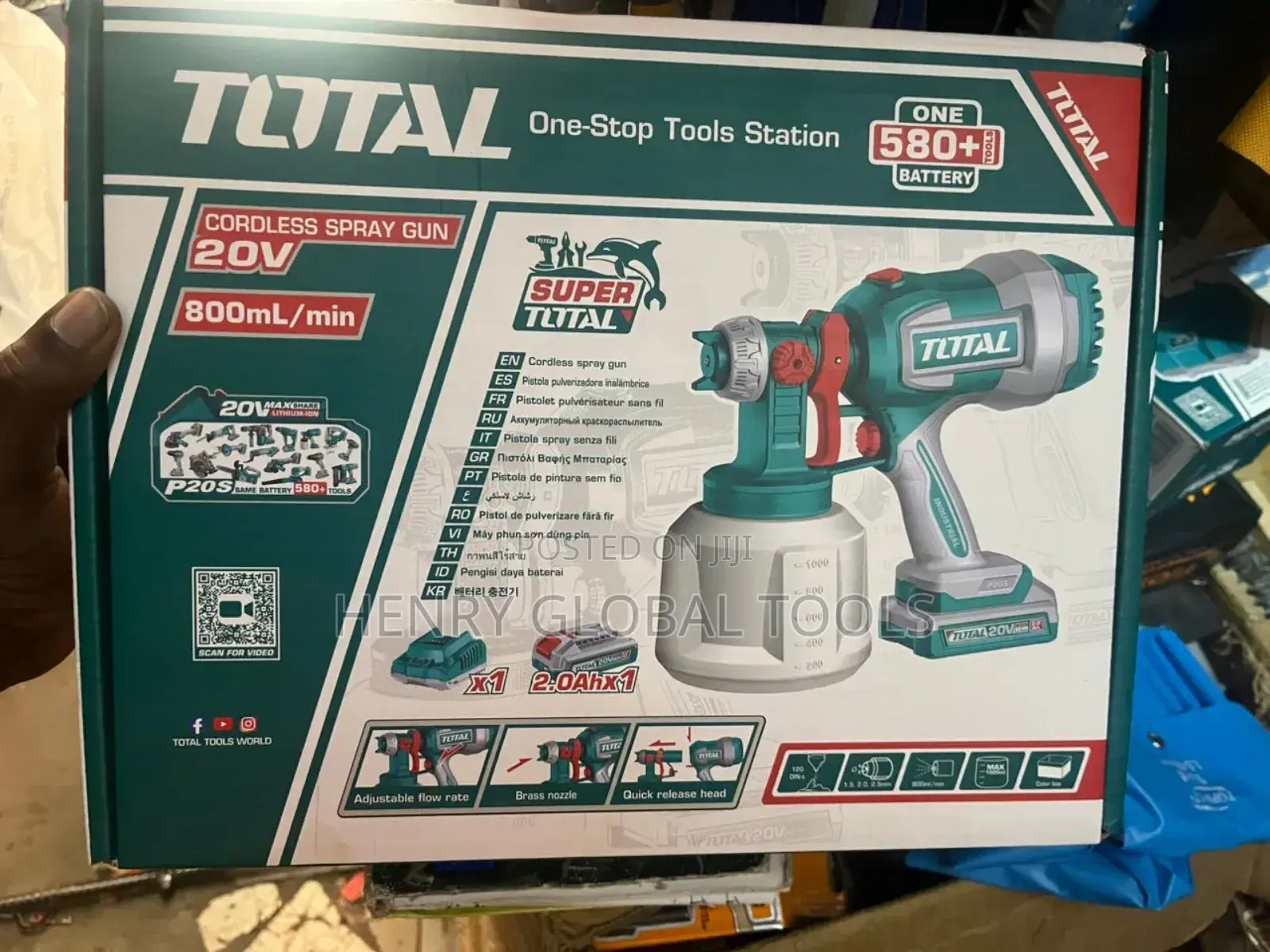 20v Total Battery Spray Gun