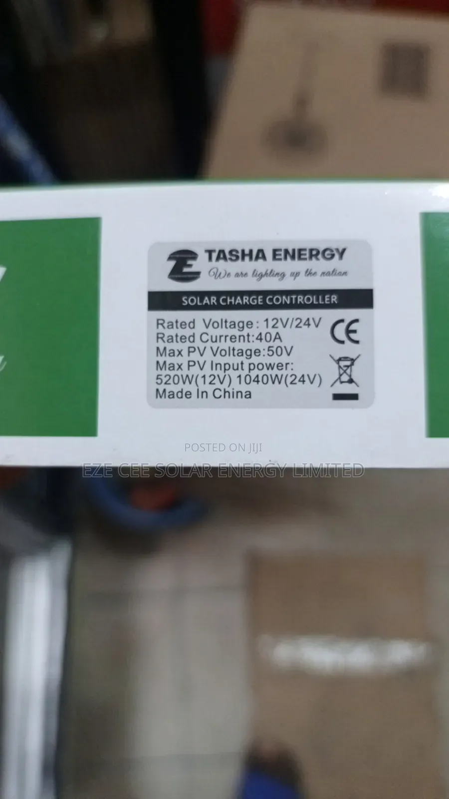 40ahms Tasha Pwm Charge Controller