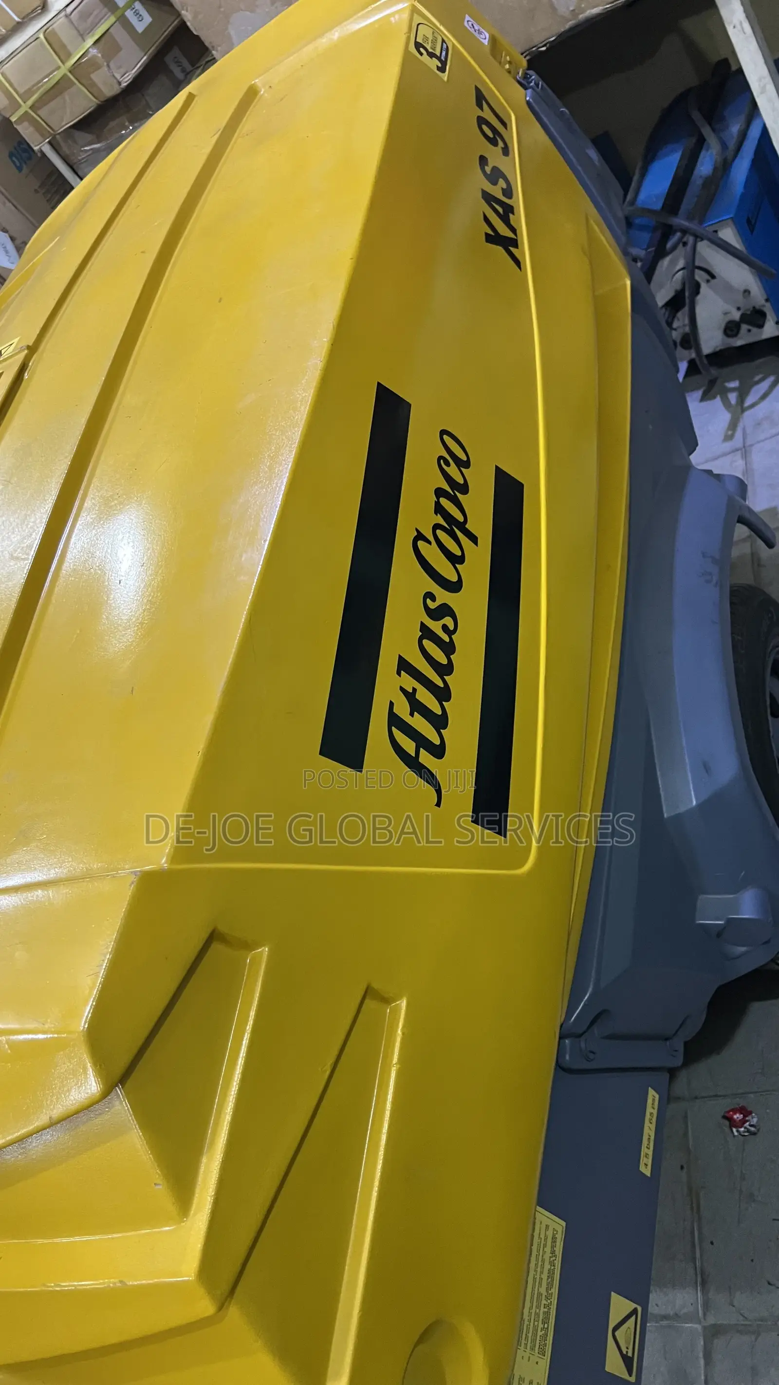 Atlas Copco Xas 97 Portable Oil-Injected Air Compressor Diesel Engine