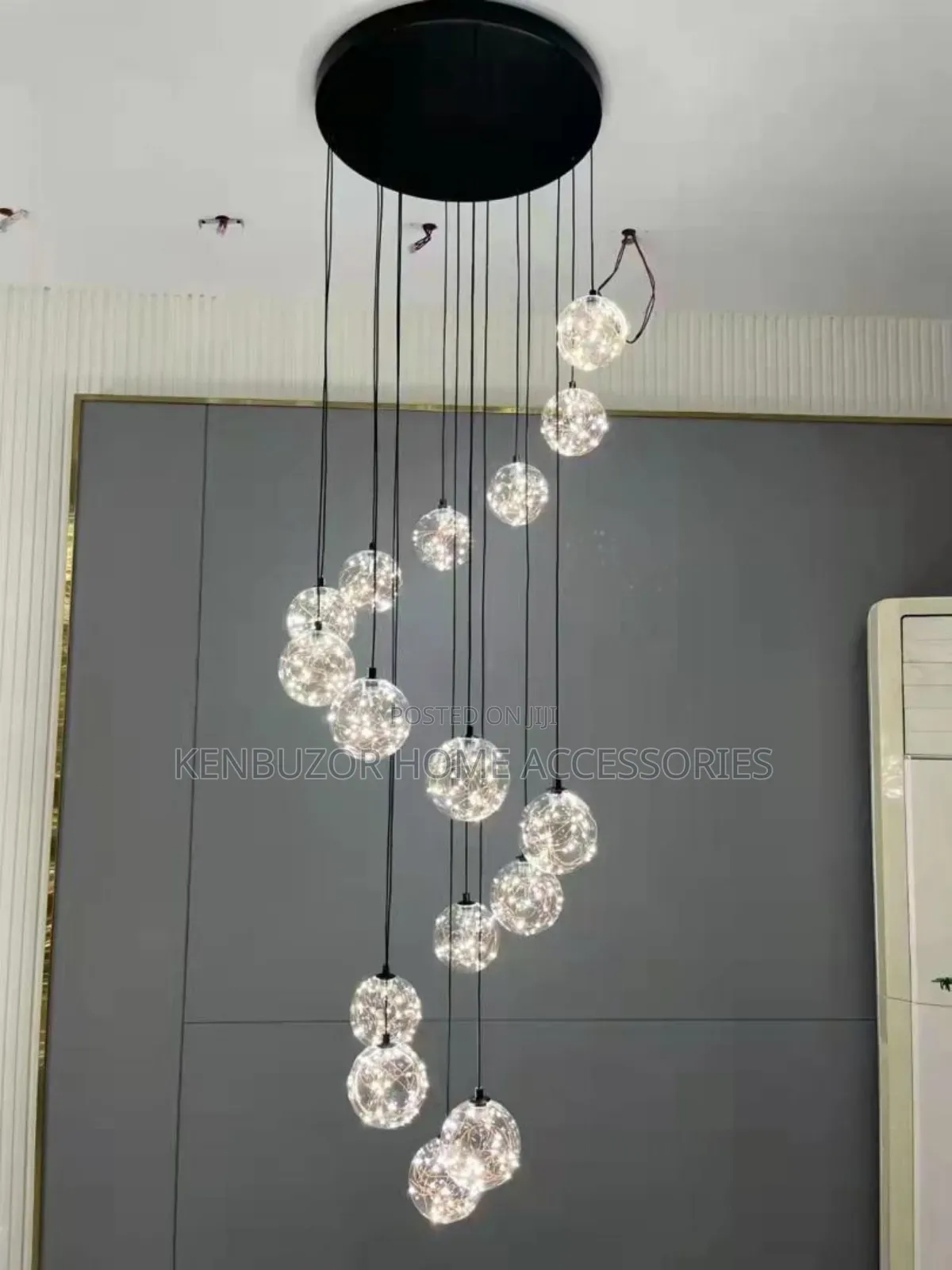 Staircase Long Spiral Chandelier Light