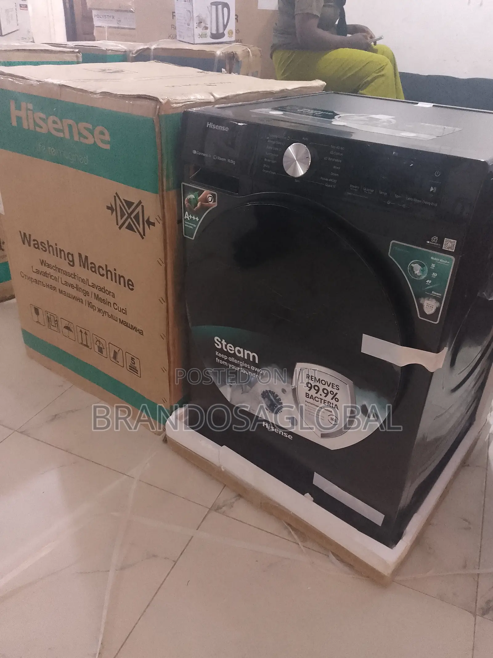 Hisense 10.5kg Inverter Front Load Washer
