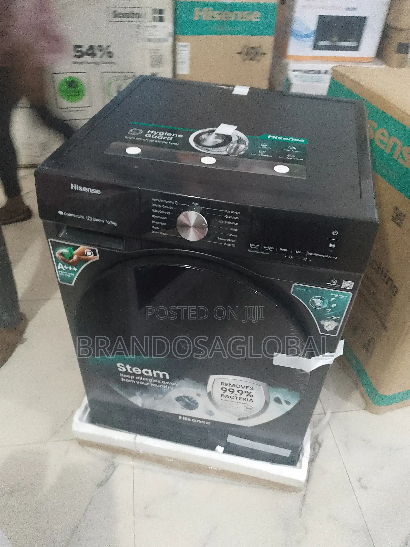 Hisense 10.5kg Front Load Washer –Fully Automatic and Energy Efficient