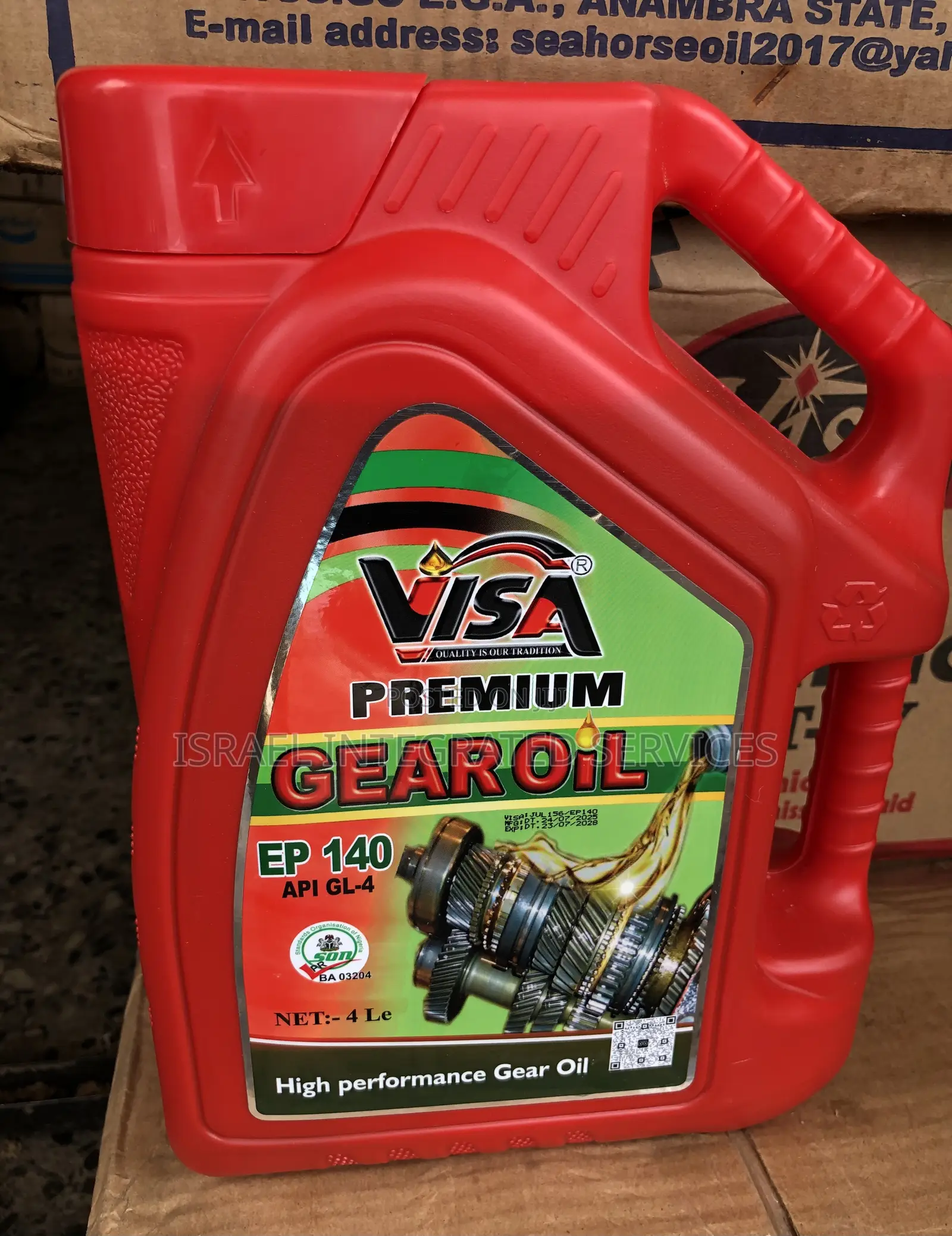 Visa Gear Oil Ep 140