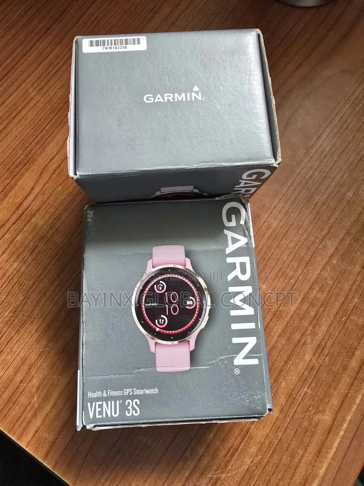 Garmin Venu 3s Soft Gold Stainless Steel Bezel 1.2-inch Amoled