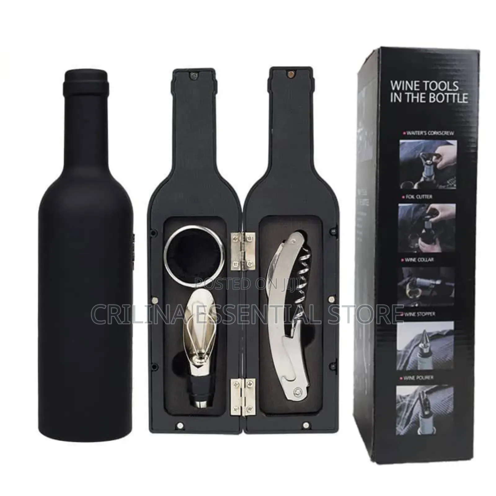 3-in-1 Bottle Shape Wine Opener