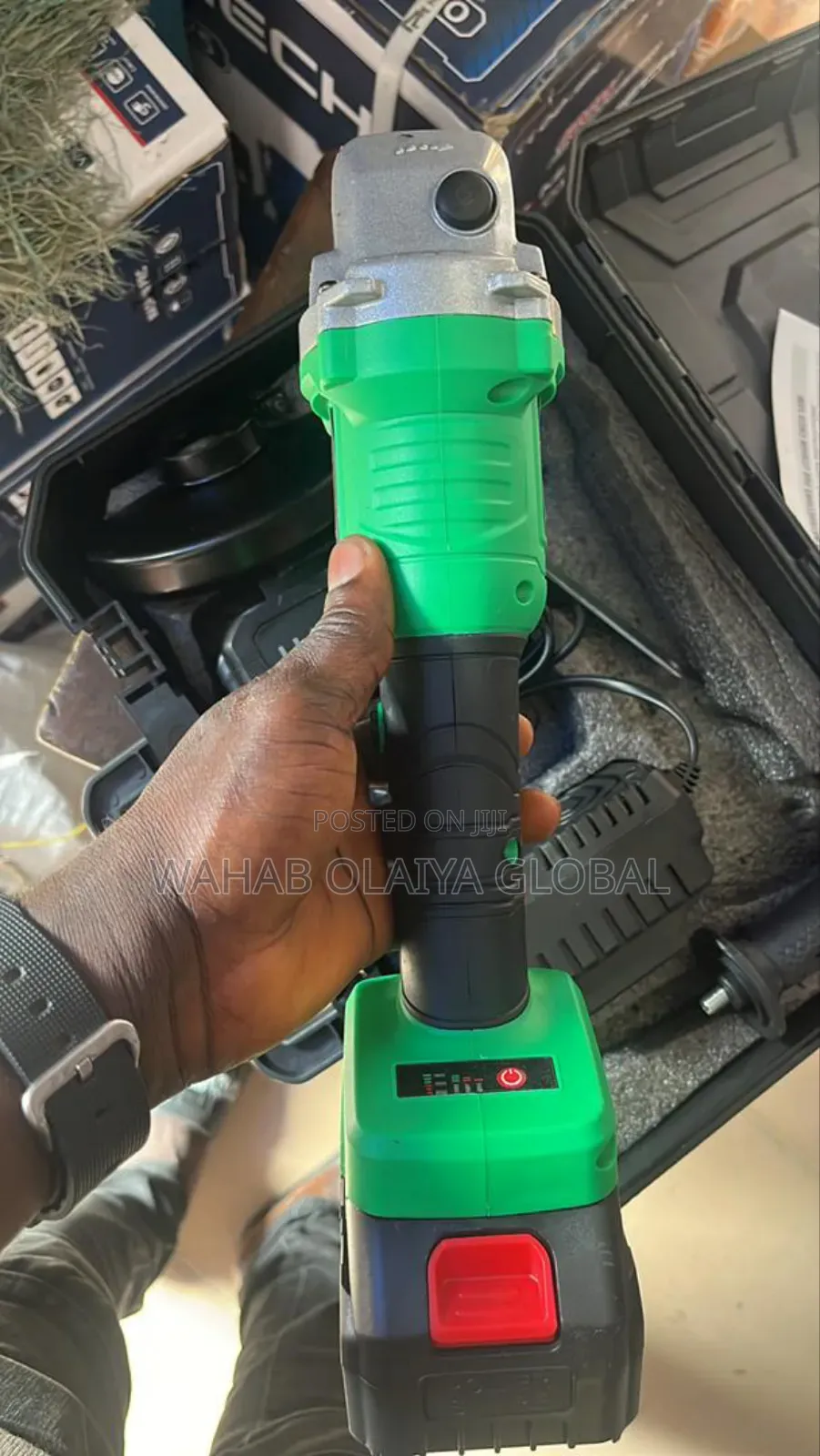 Delf Lex 20v Cordless Angle Grinder – Powerful Li-Ion Cutting Tool