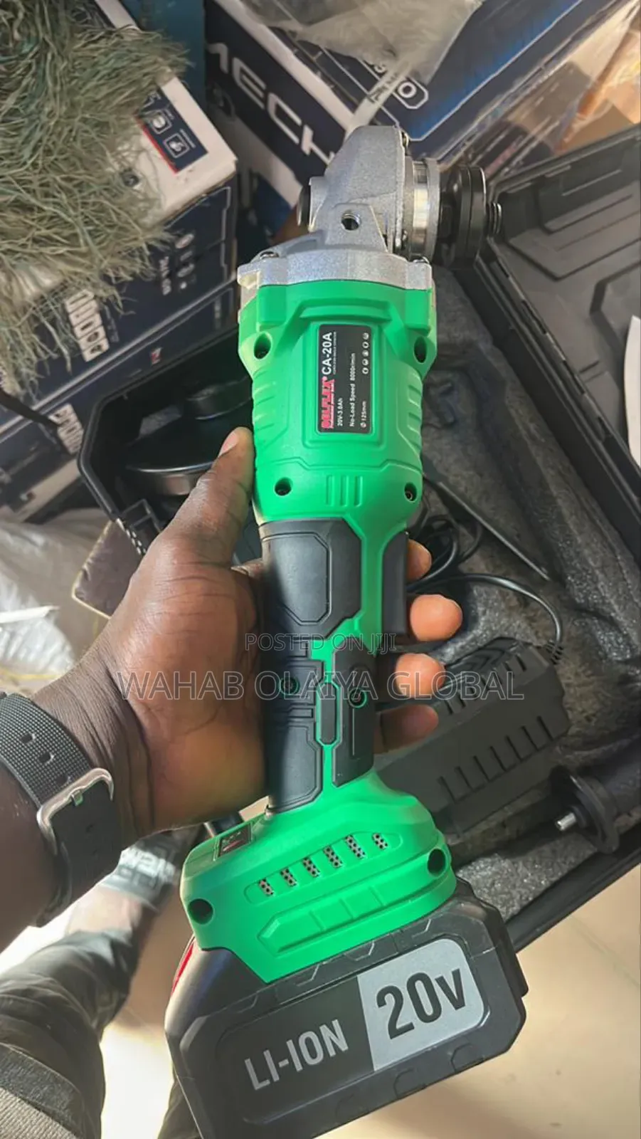 Delf Lex 20v Cordless Angle Grinder – Powerful Li-Ion Cutting Tool