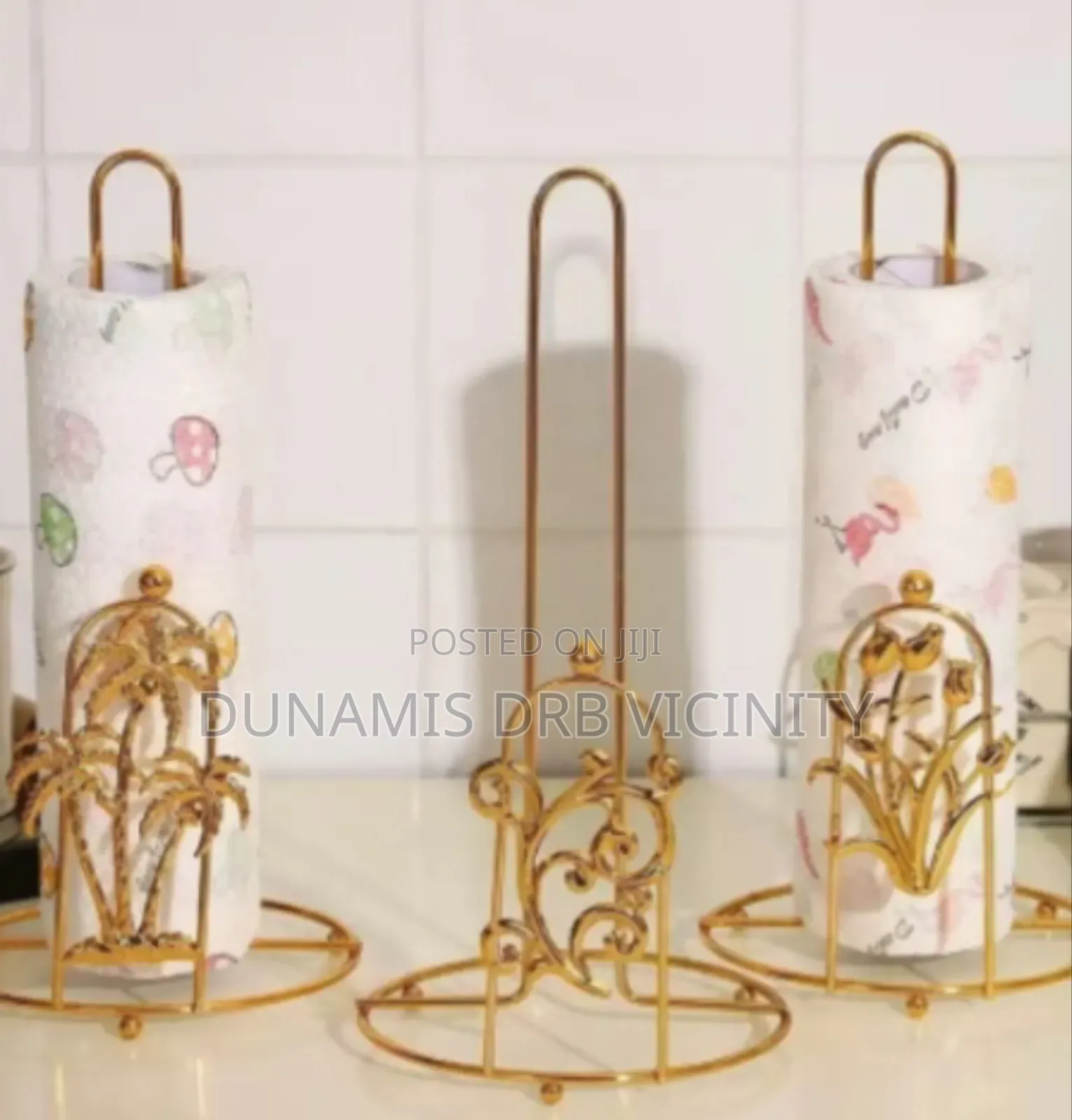 Golden Tissue Holder