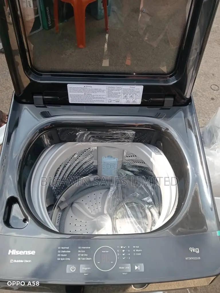 Hisense Washing Machine Wash Spine 9 Kg