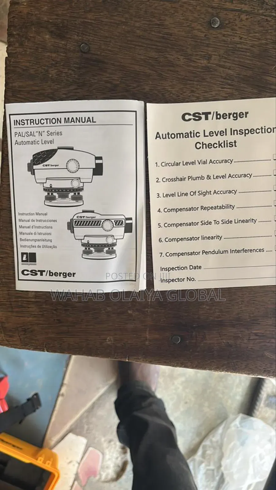 CST/Berger 32x Automatic Level Inspection – High Precision Tool