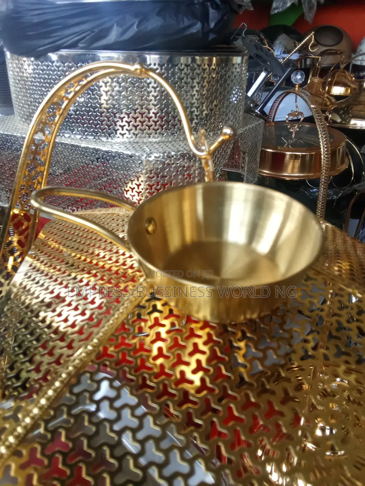 Quality Golden Small Chops and Samosa Serving Plates