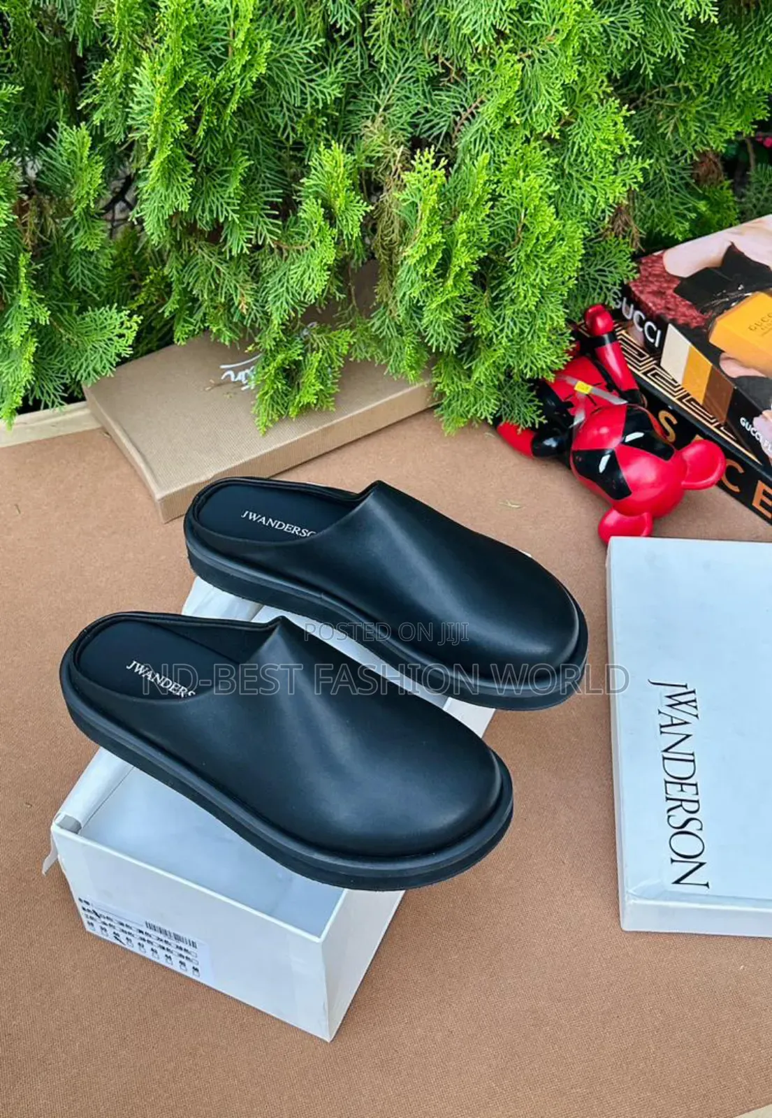 Brown Leather Half Shoe