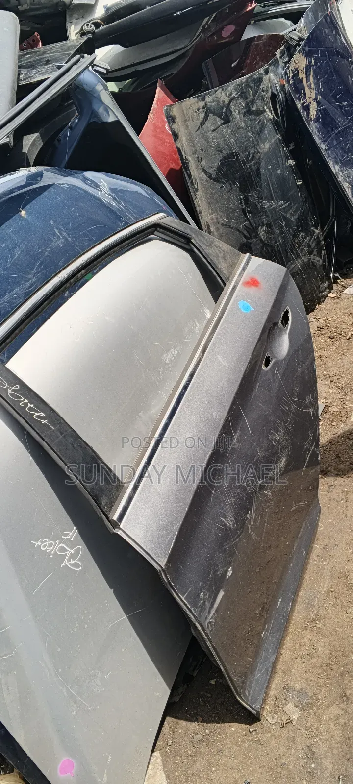 Back Door Hyundai Sonata 2015 to 2017