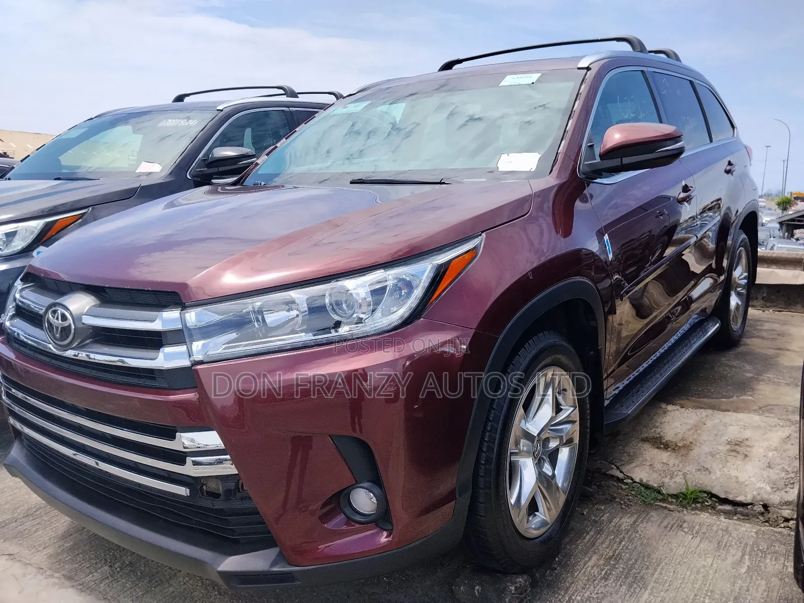 Toyota Highlander Limited V6 4x4 (3.5L 6cyl 6A) 2016 Burgundy