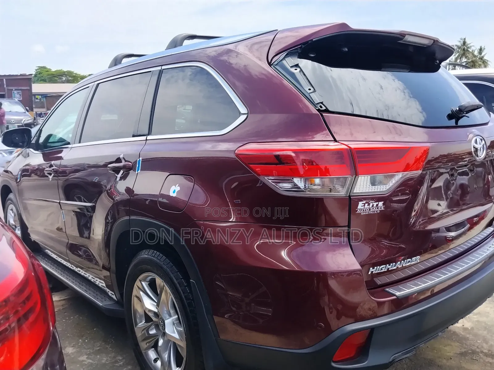 Toyota Highlander Limited V6 4x4 (3.5L 6cyl 6A) 2016 Burgundy