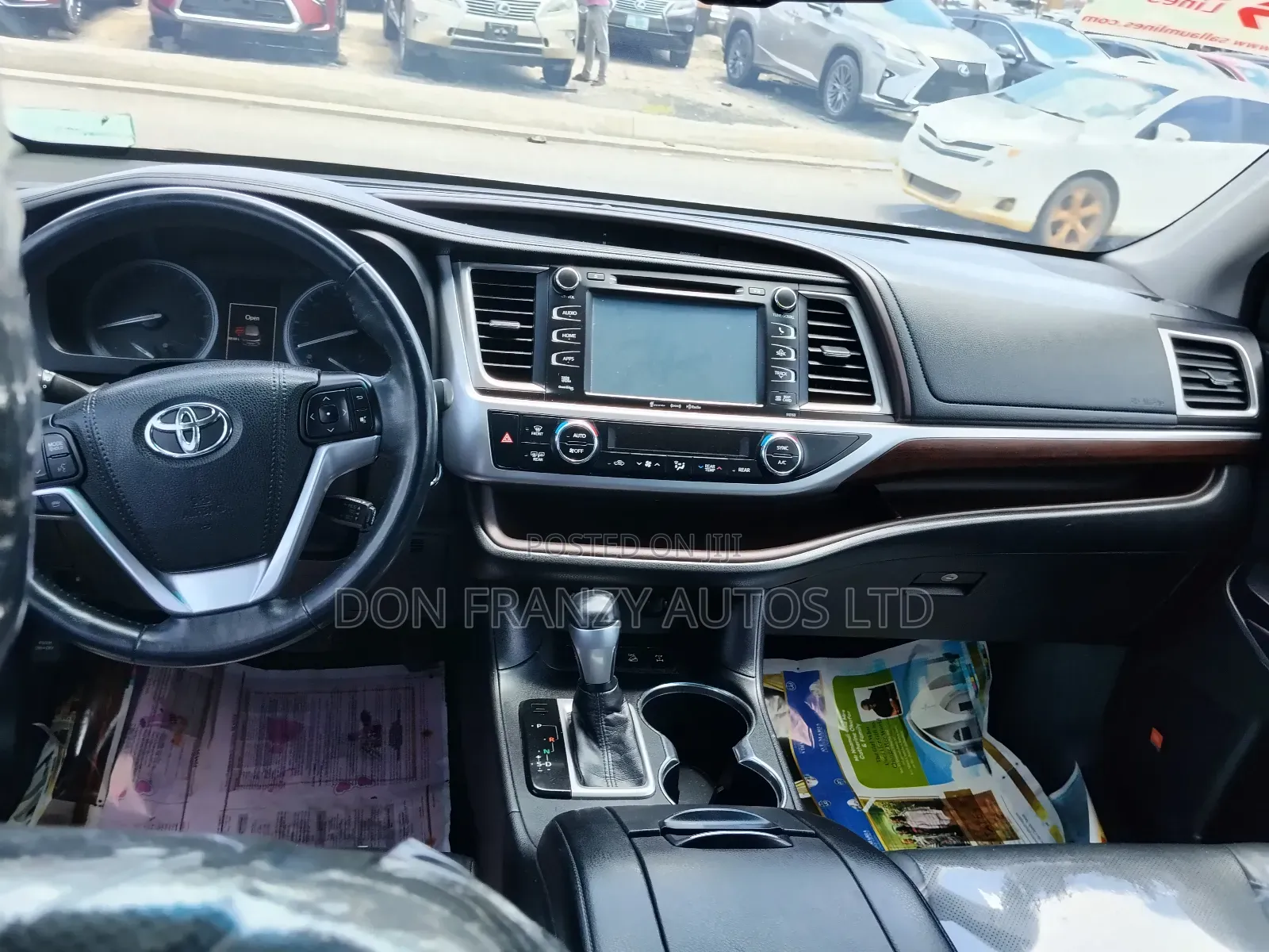 Toyota Highlander Limited V6 4x4 (3.5L 6cyl 6A) 2016 Burgundy