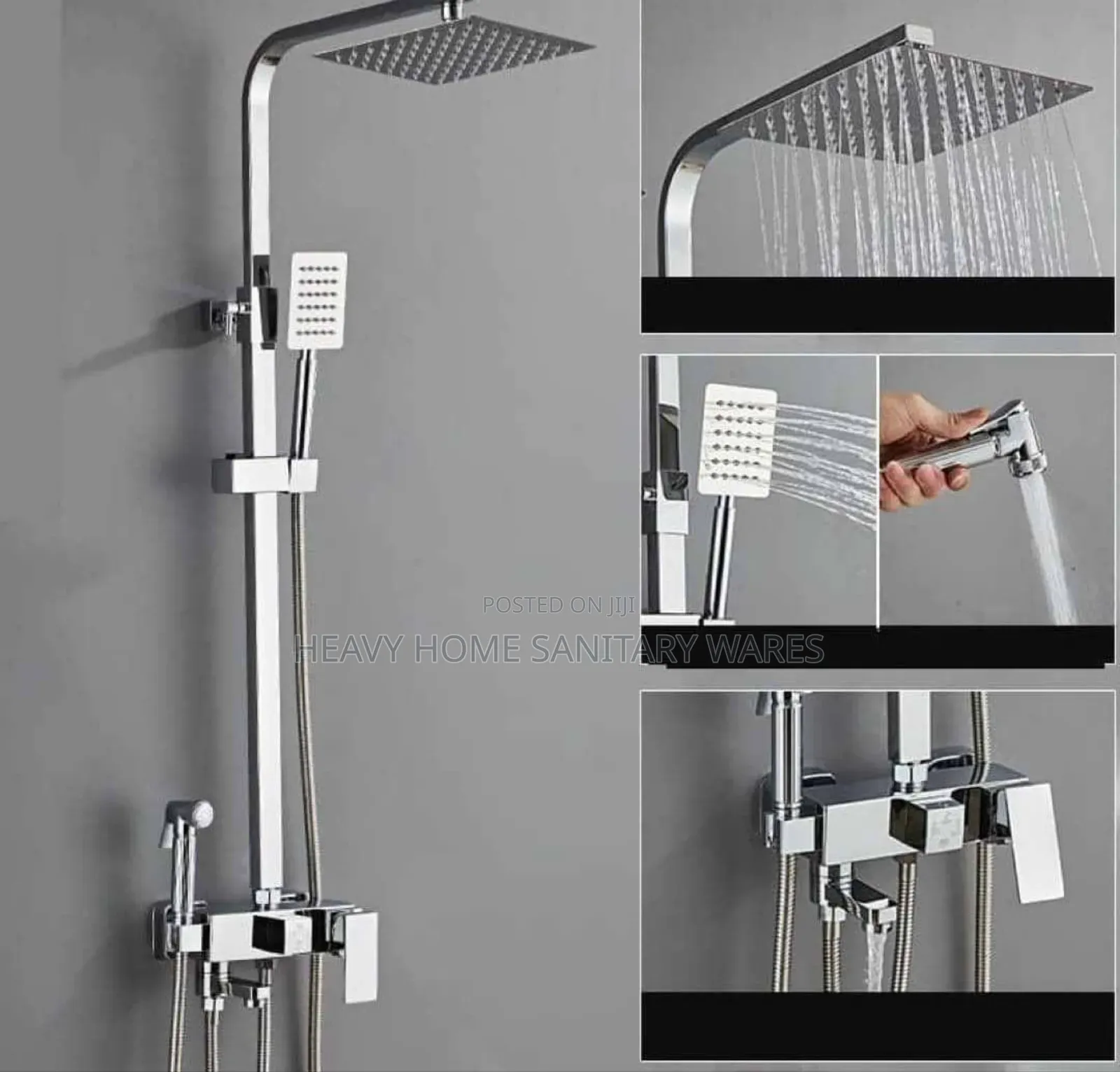 Square Standing Shower 1