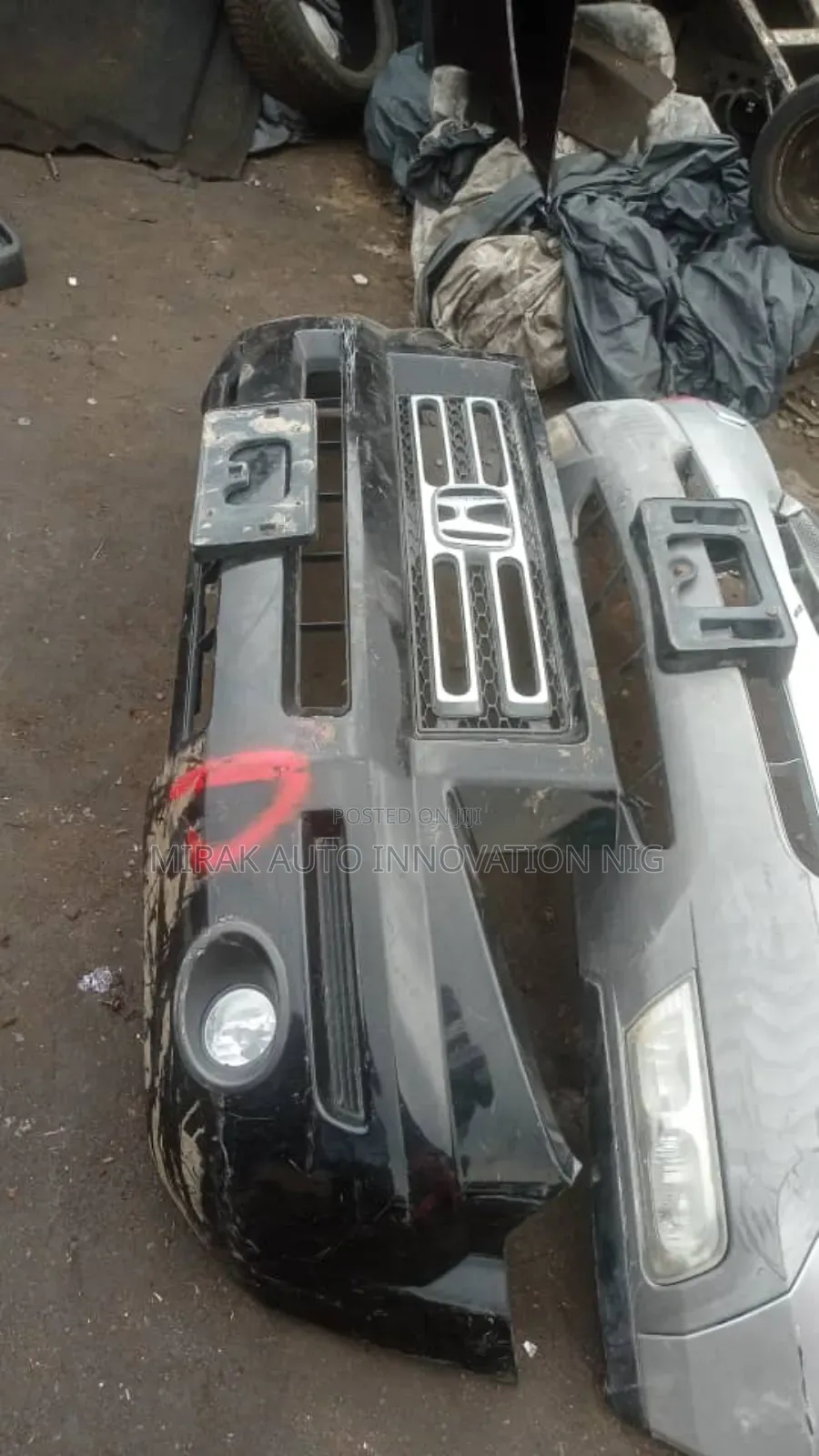 Front Bumper Honda Ridgling With Fog Lamps