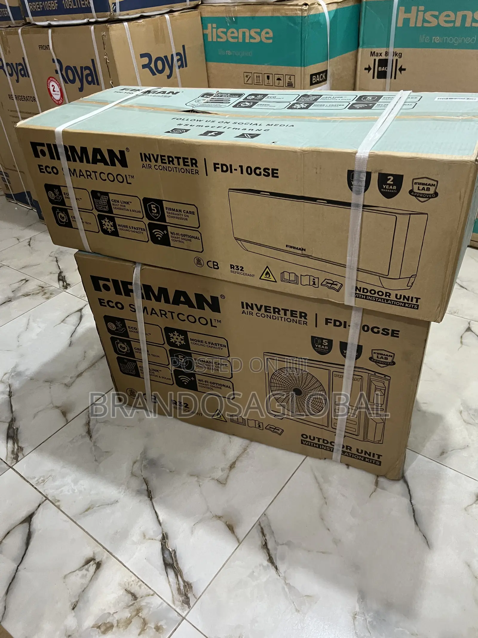 Firman 1.1hp Inverter Split Ac –Fast Cooling and Energy Control System
