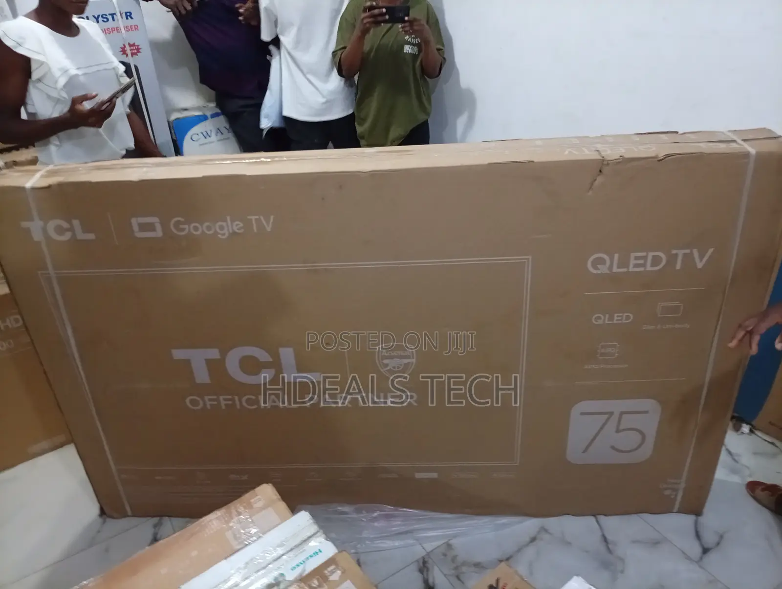 75” Giant TCL Tv – The Bigger With Google Assistant.