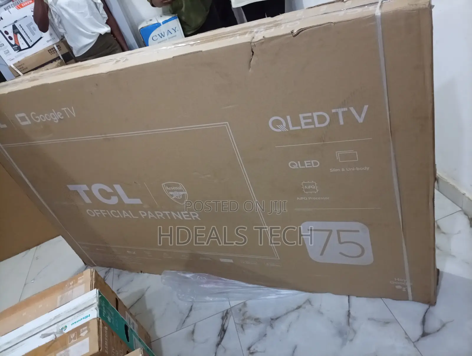 Huge 75” TCL Screen – Big Screen Magic, Great View for Movies