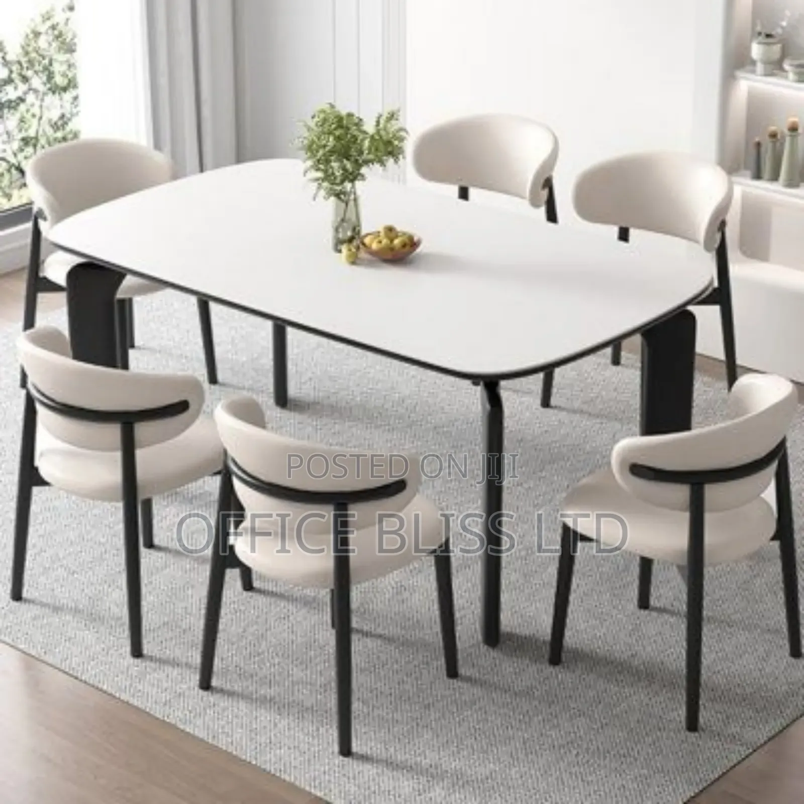 Orren Ellis Modern Simple Light Luxury
Rock Plate Dining Table Chair