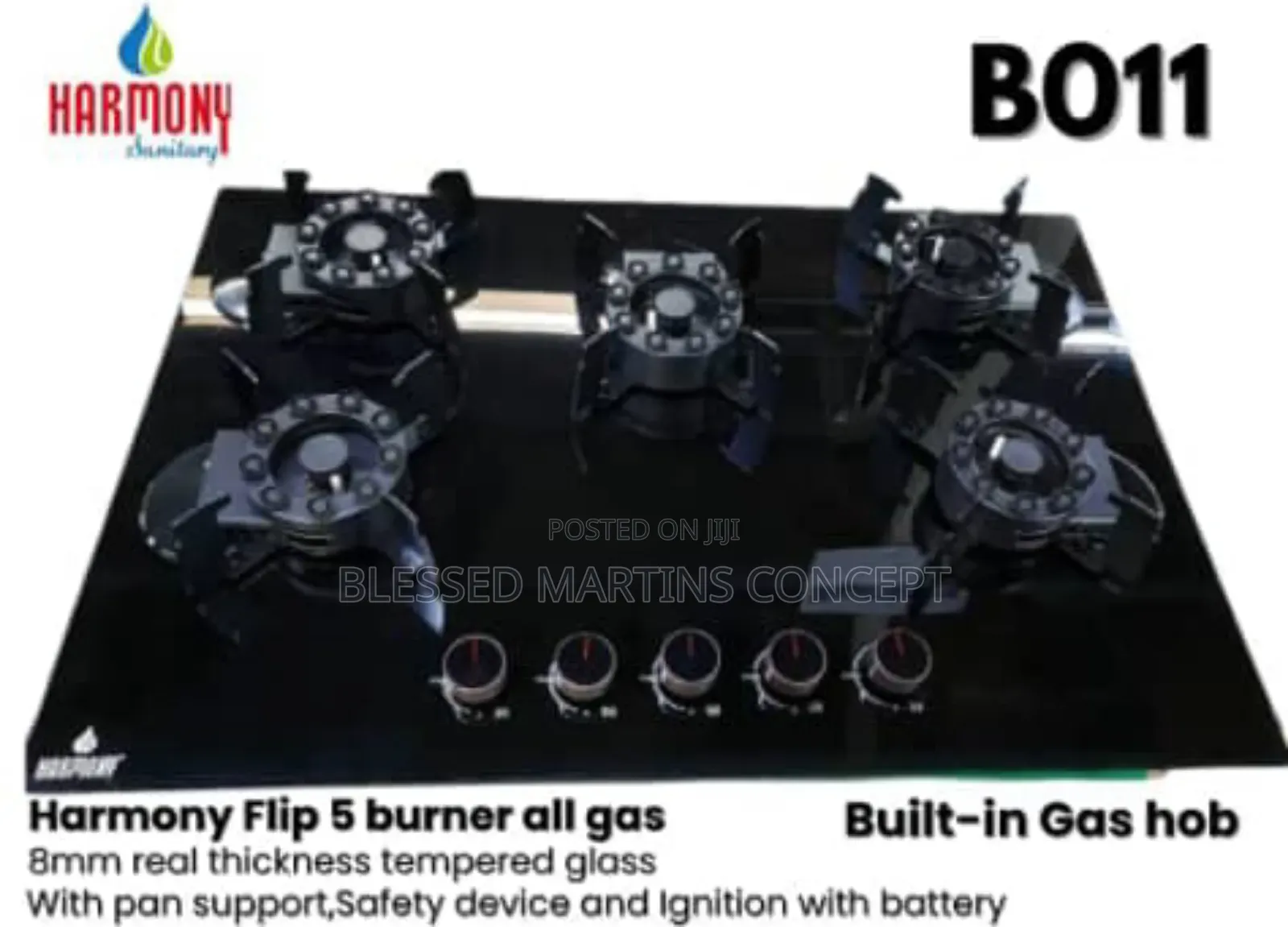 90cm 5-Ways Flip Up Gas Burner