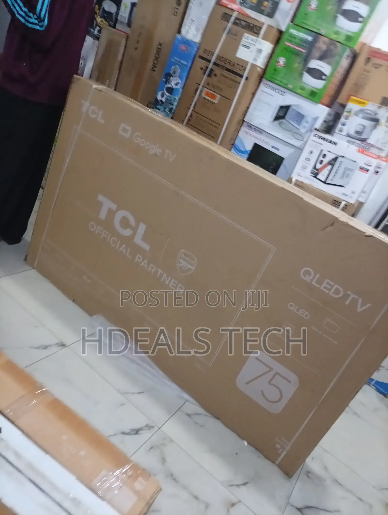 Big Screen TCL 75" Tv – | Netflix | Android Tv | Wifi Ready