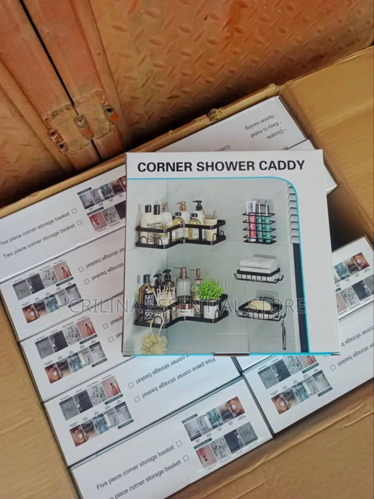 5-in-1 Quality Corner Shower Caddy Bathroom Kitchen Rack