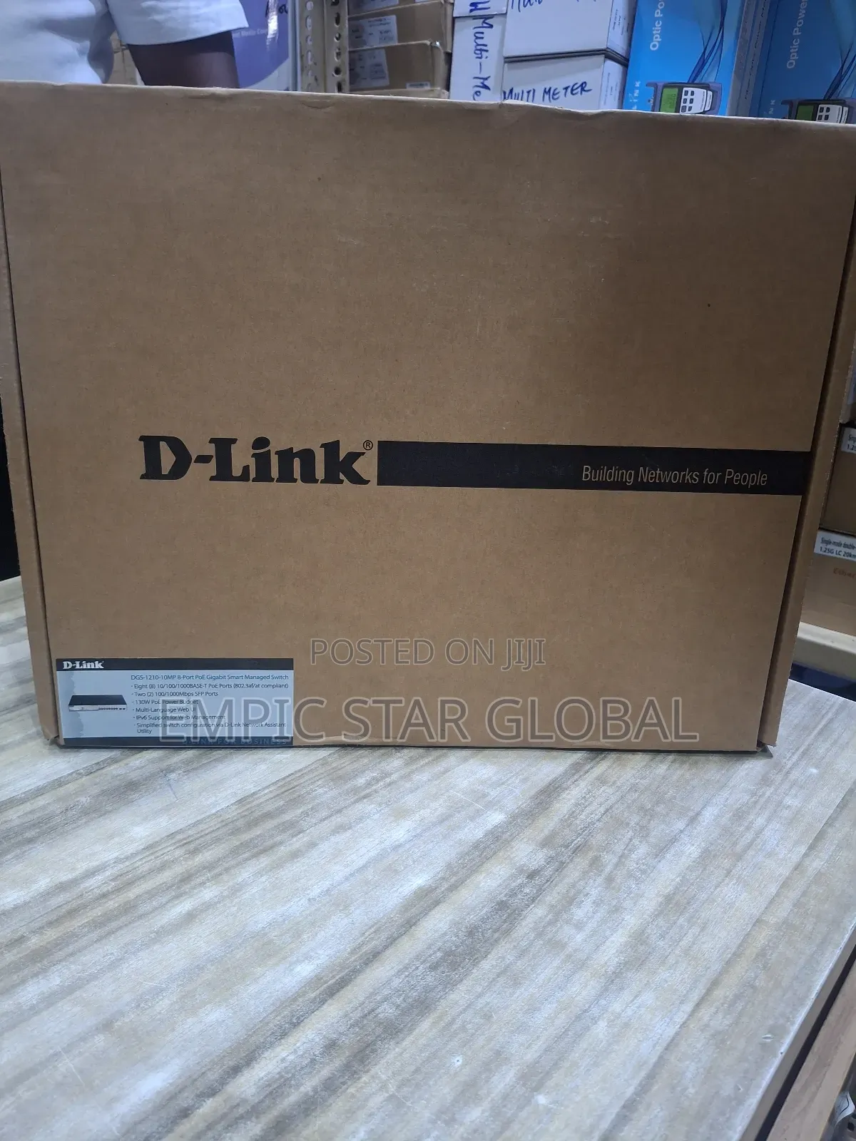D-link Switch Dgs-1210-10mp Gigabit Poe 8port Managed