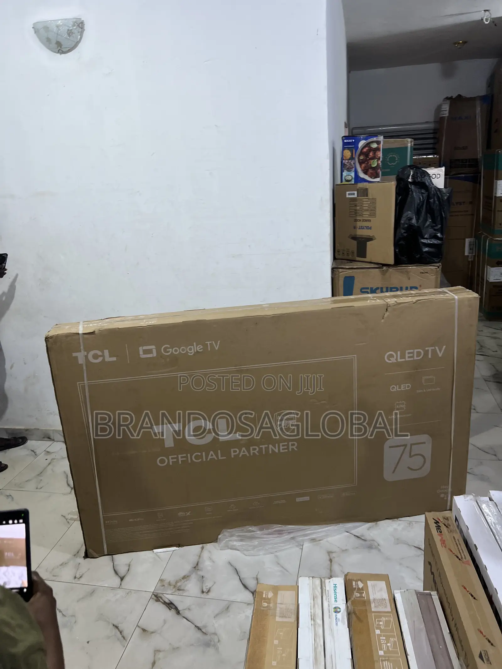 TCL 75” Qled Uhd Android Tv (75p7k) – Smart and Sleek Design