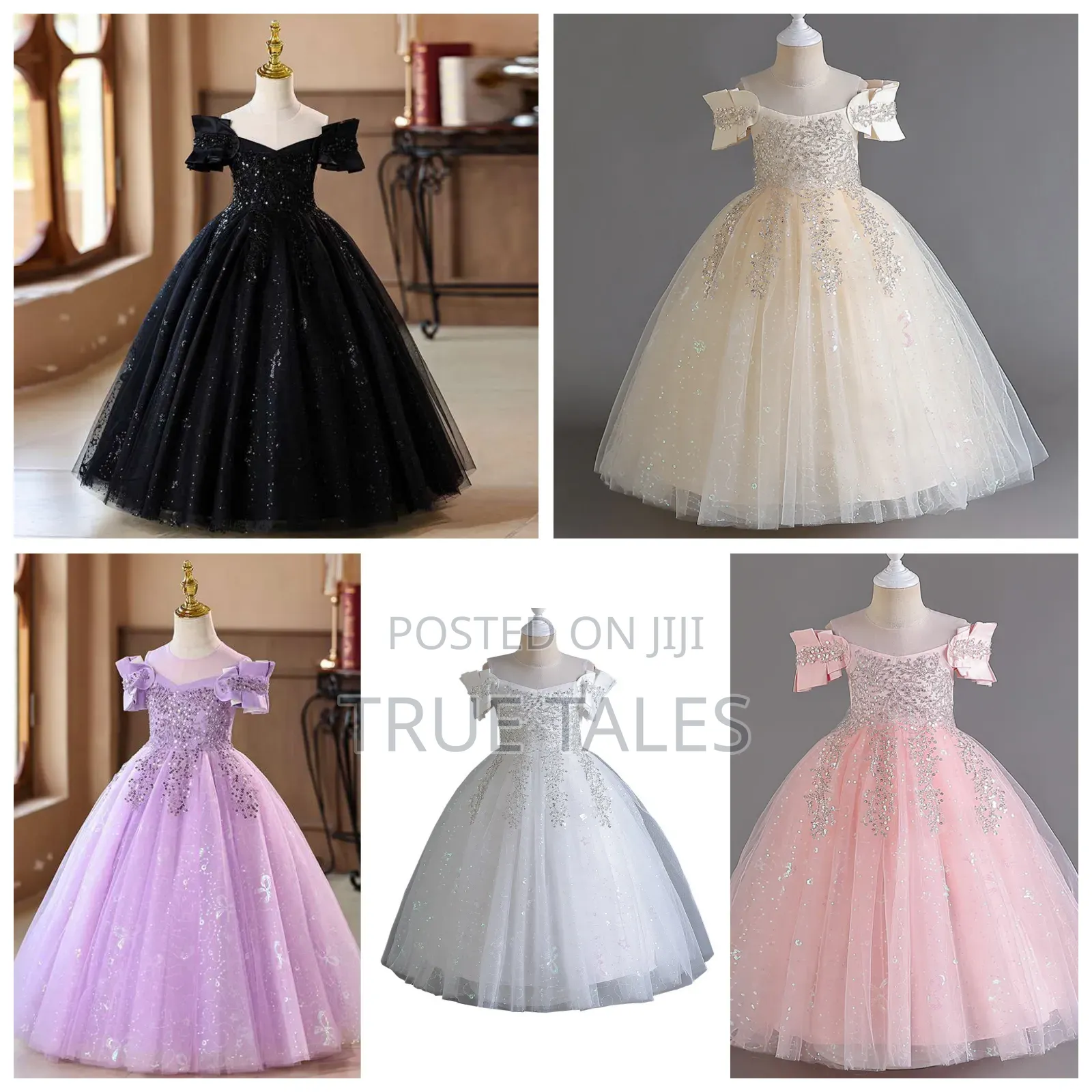 Cinderella Ballgown Dress Embellished With Glitters Sequins