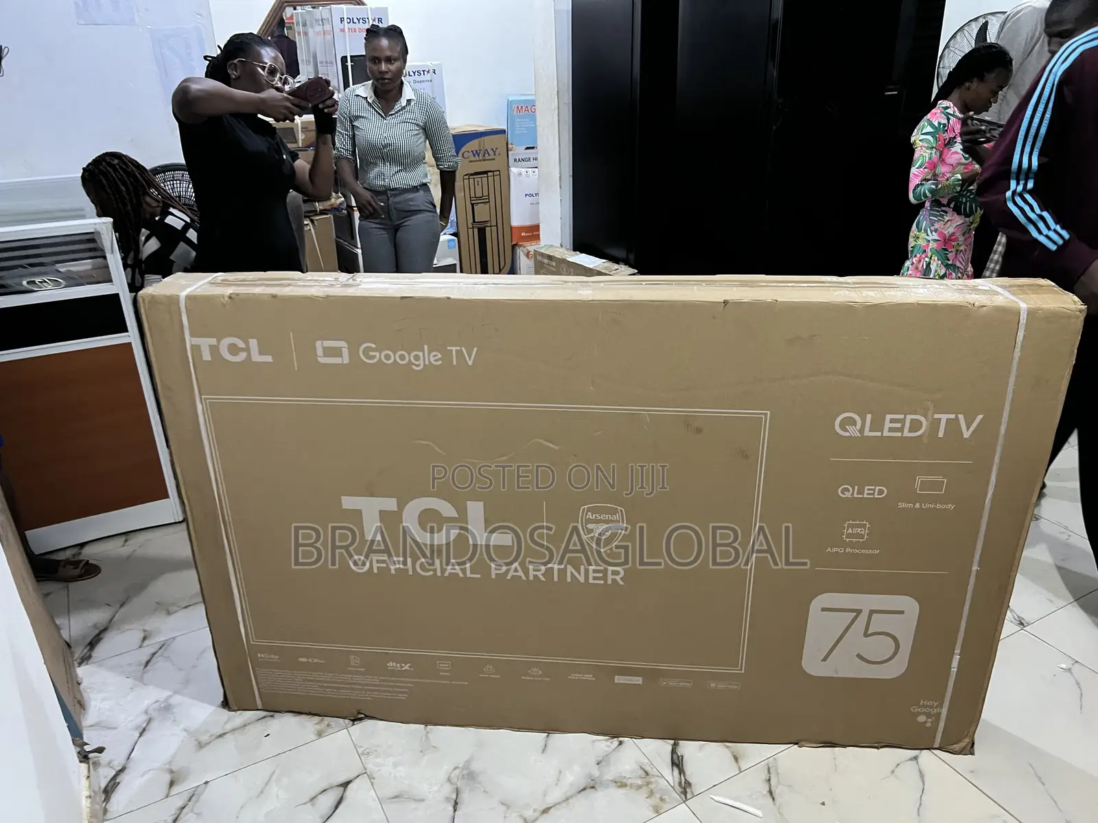 TCL 75p7k Qled Uhd Smart Tv – Realistic Image With HDR Quality