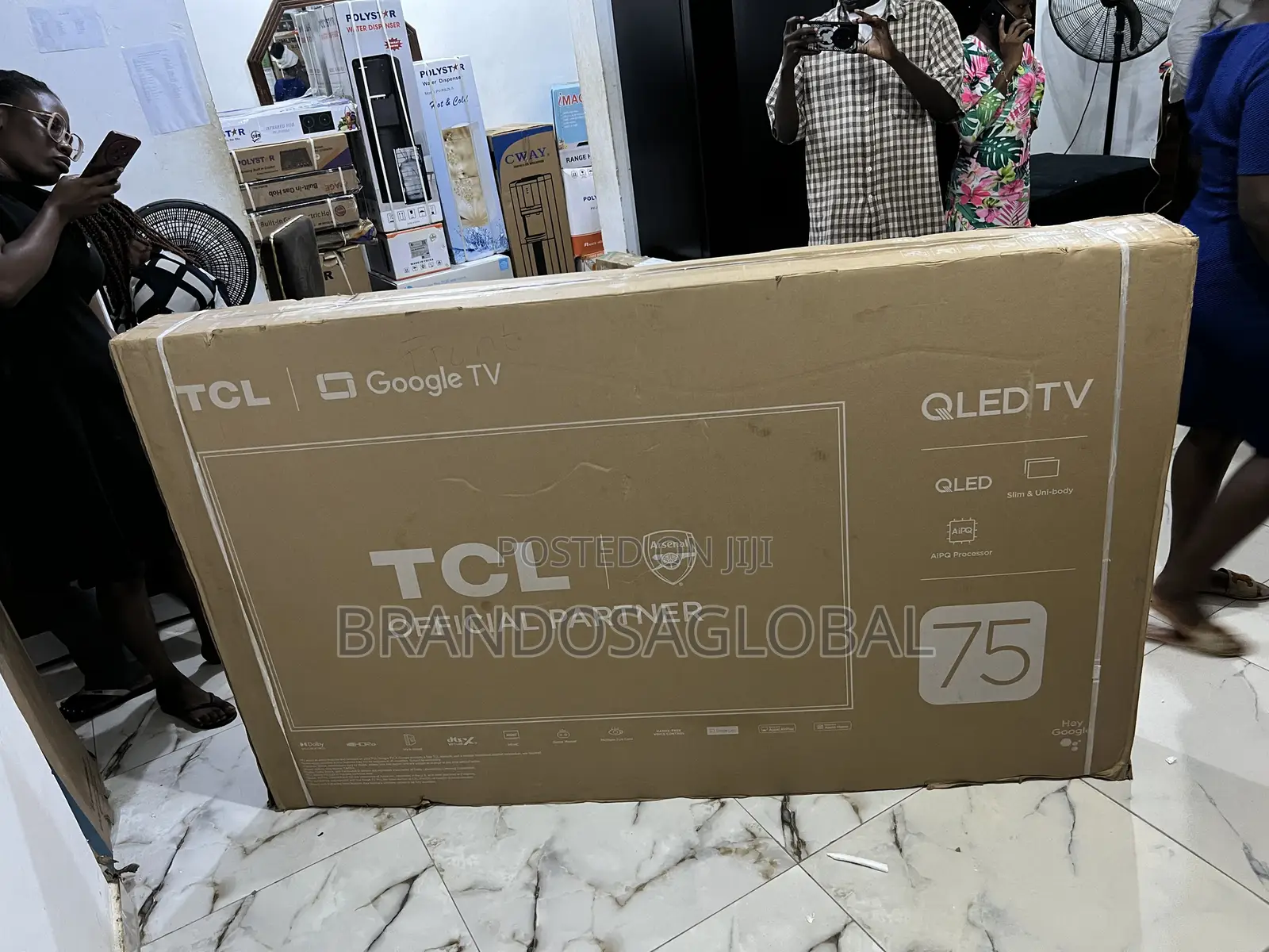 TCL 75 Inches Qled Smart Tv (75p7k) – Modern Slim Design