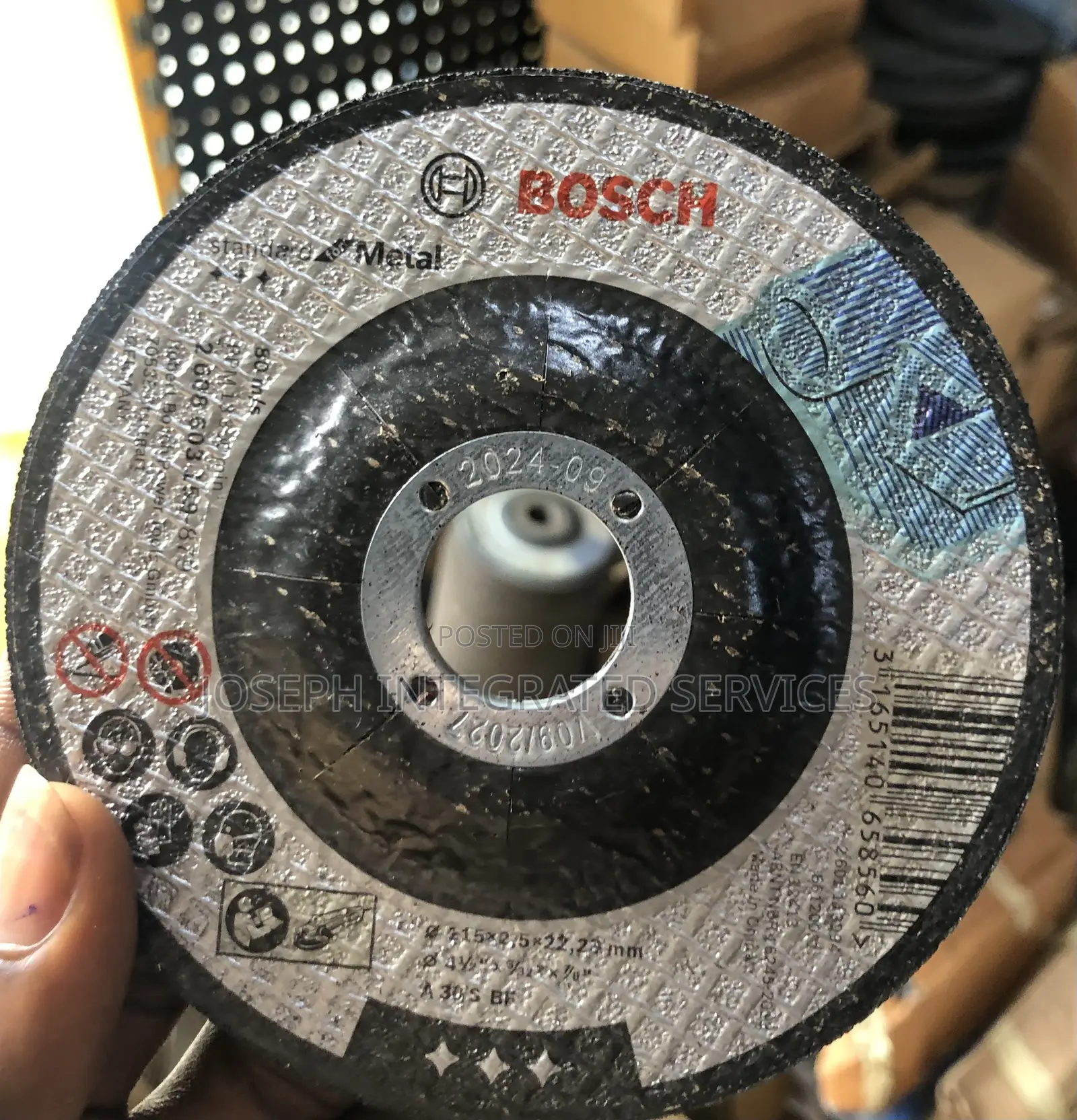 Bosch Standard Metal Grinding Disc 4.5”